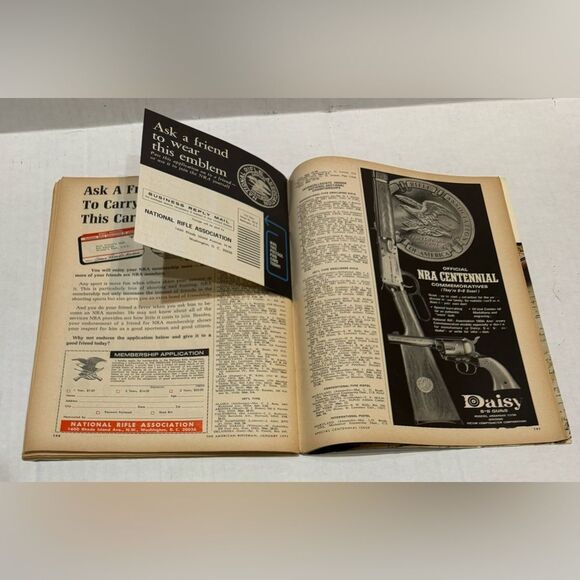 Vintage THE AMERICAN RIFLEMAN Magazine January 1971 Special Centennial Edition - Picture 9 of 10